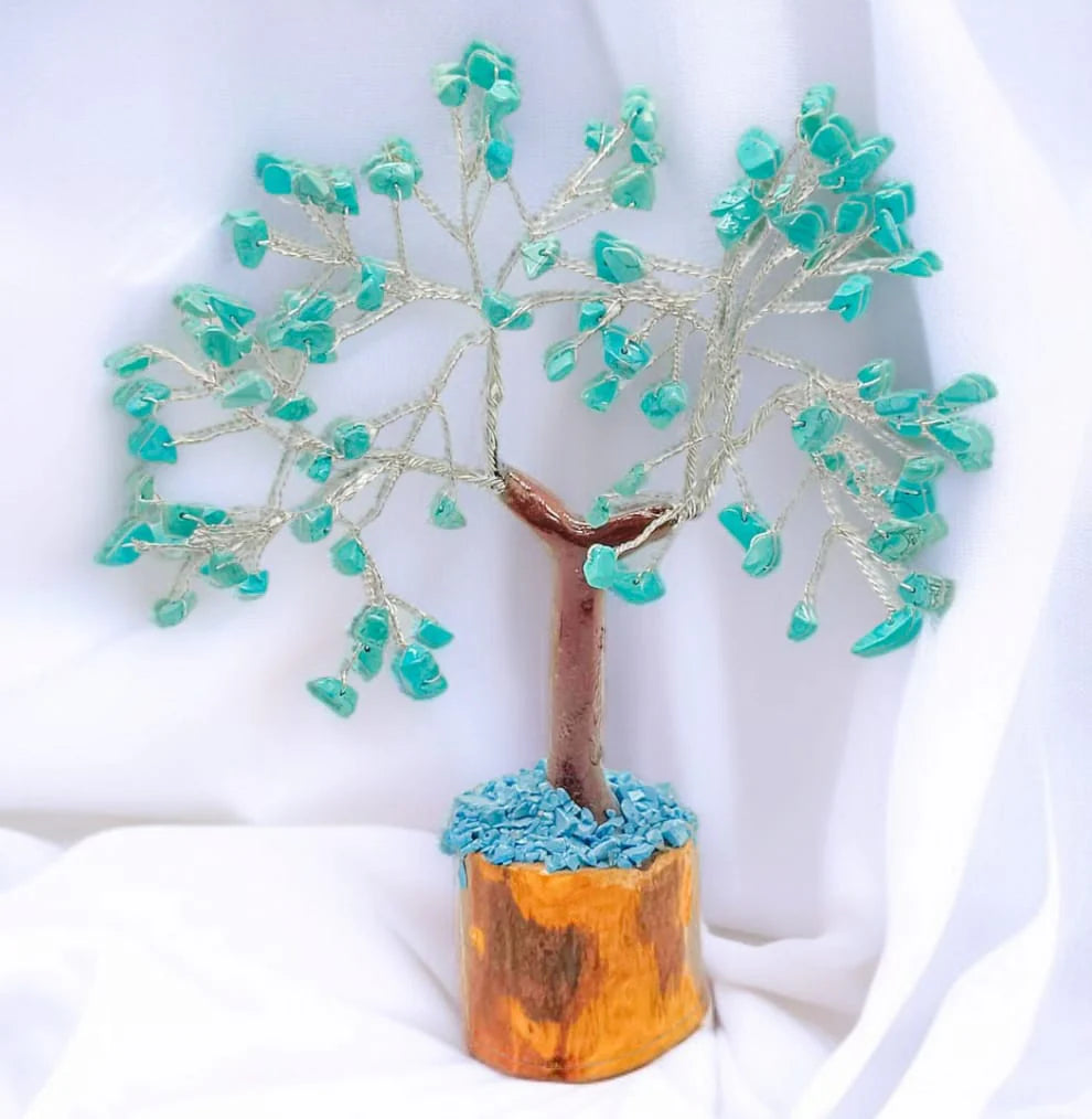 Àrbol De Feng Shui De Piedra Turquesina