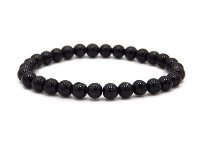 Pulsera de piedra natural de Turmalina Negra