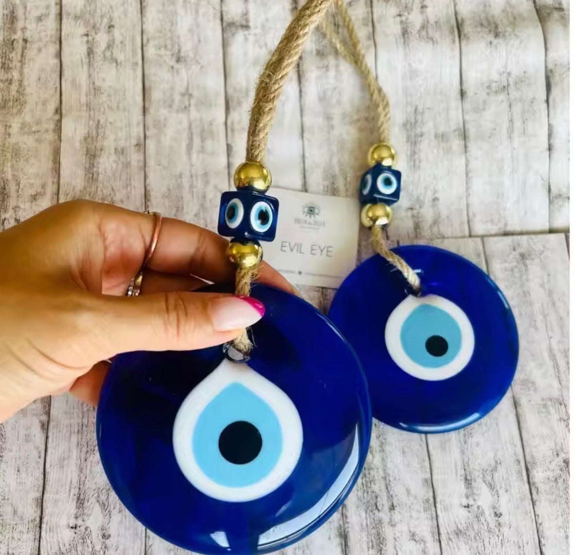 🧿 Colgante de Pared Ojo Turco – Protección, Energía y Estilo