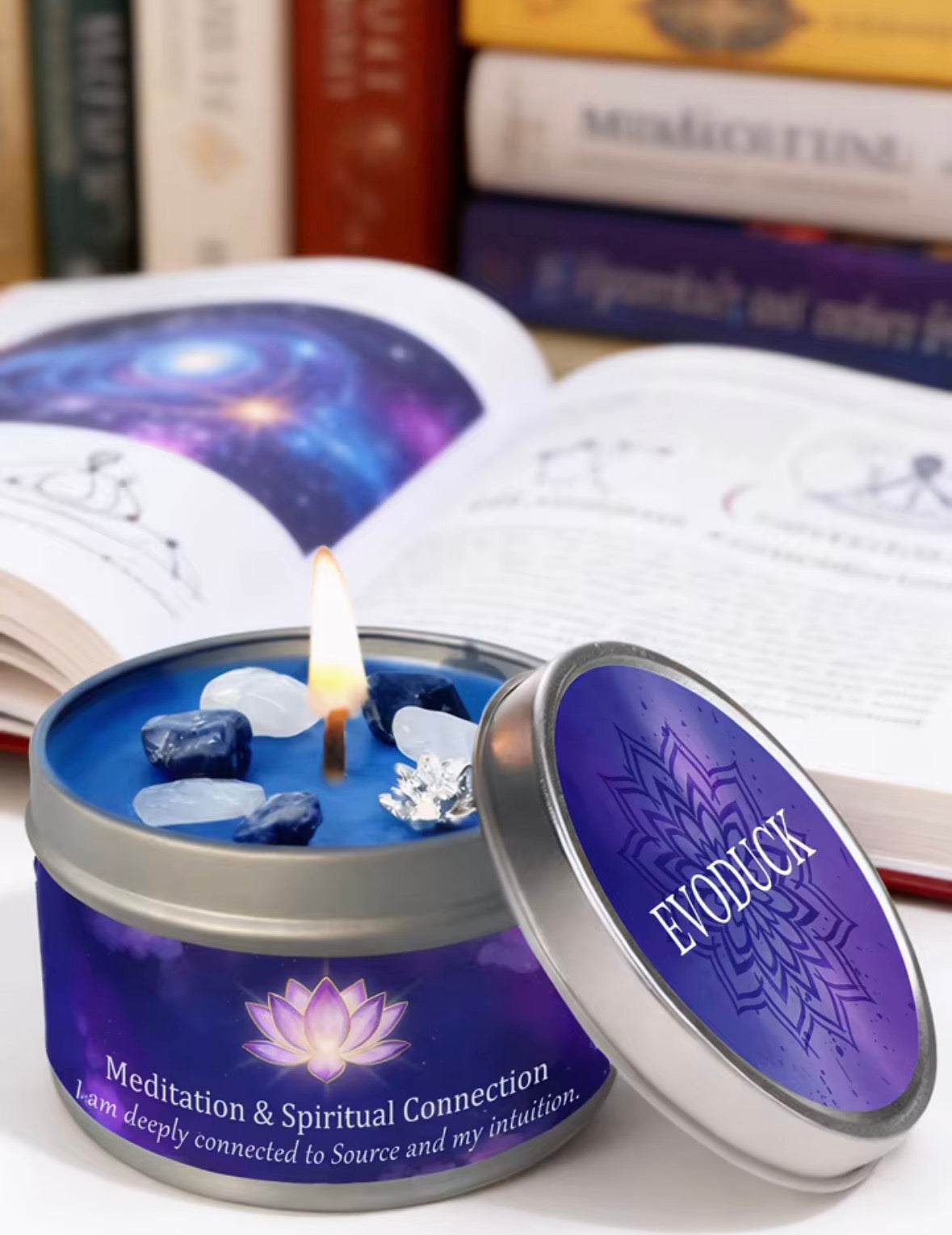 Vela sagrada Connect - Ley de atracción y meditación profunda