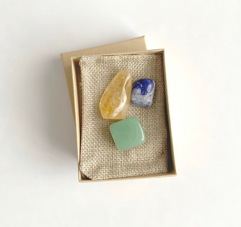 Kit Personalizable de 3 Piedras Protectoras