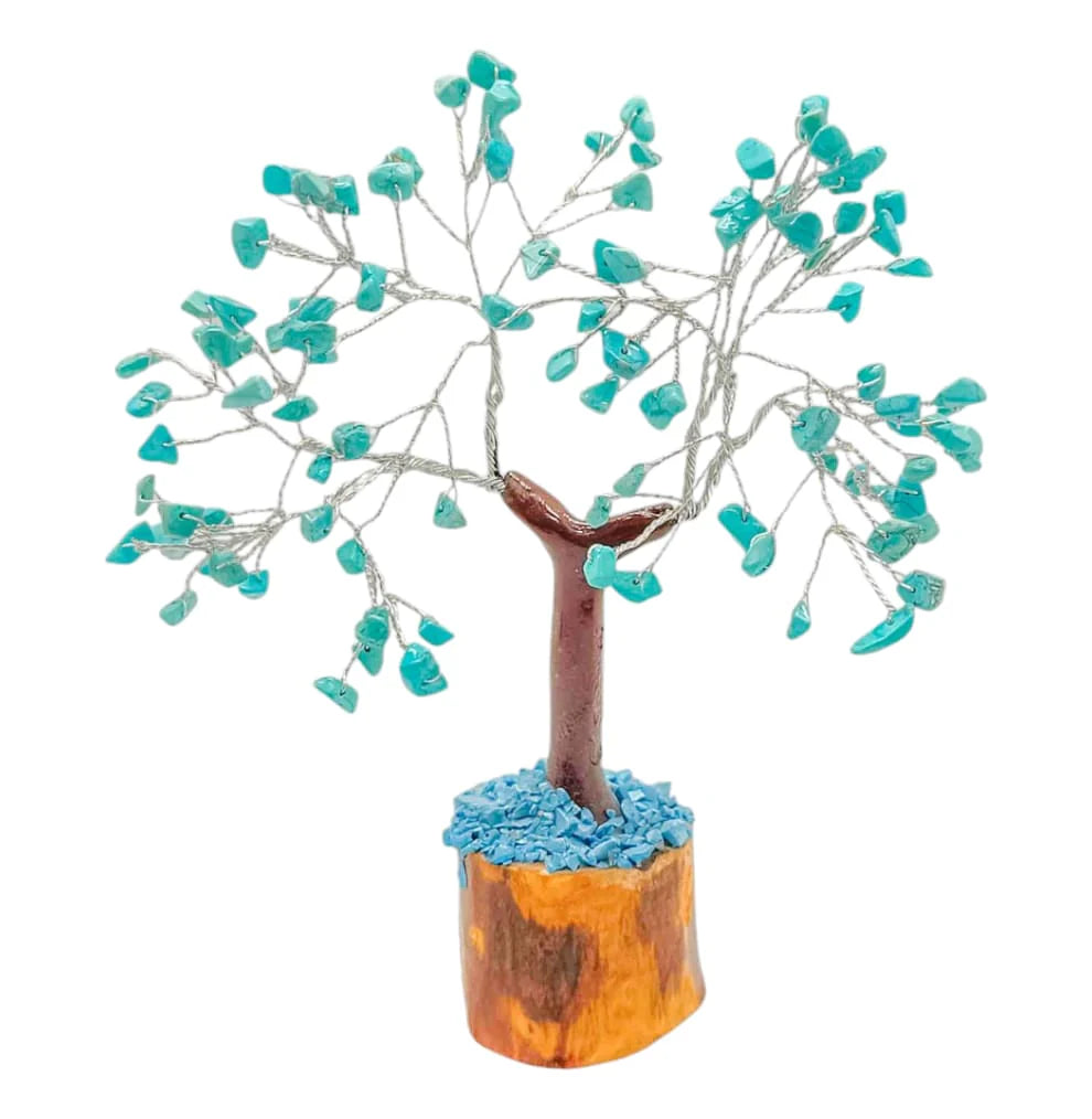 Àrbol De Feng Shui De Piedra Turquesina